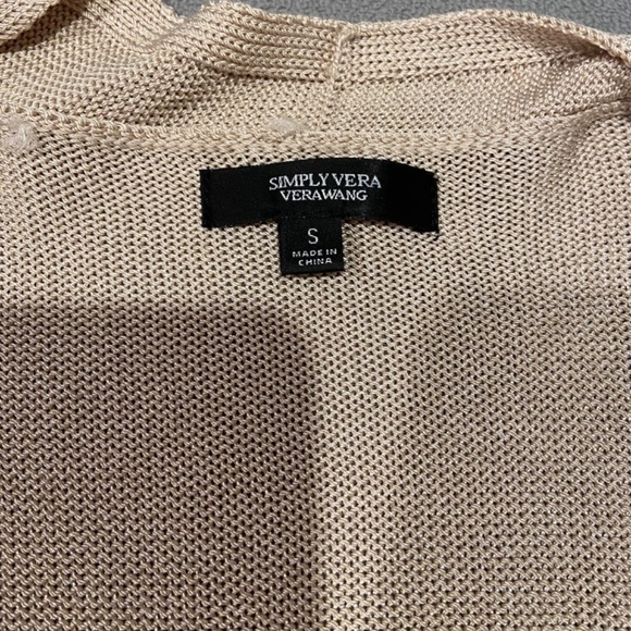 Simply Vera Wang Size Small Cardigan - Silky Button-Up - Picture 6 of 11